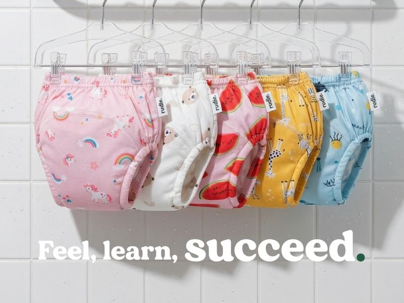 Toilet training pants whales pattern, daytime training tool