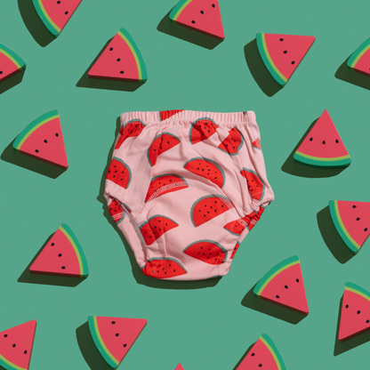 Rudie Baby super soft training pants in Watermelon alternate print