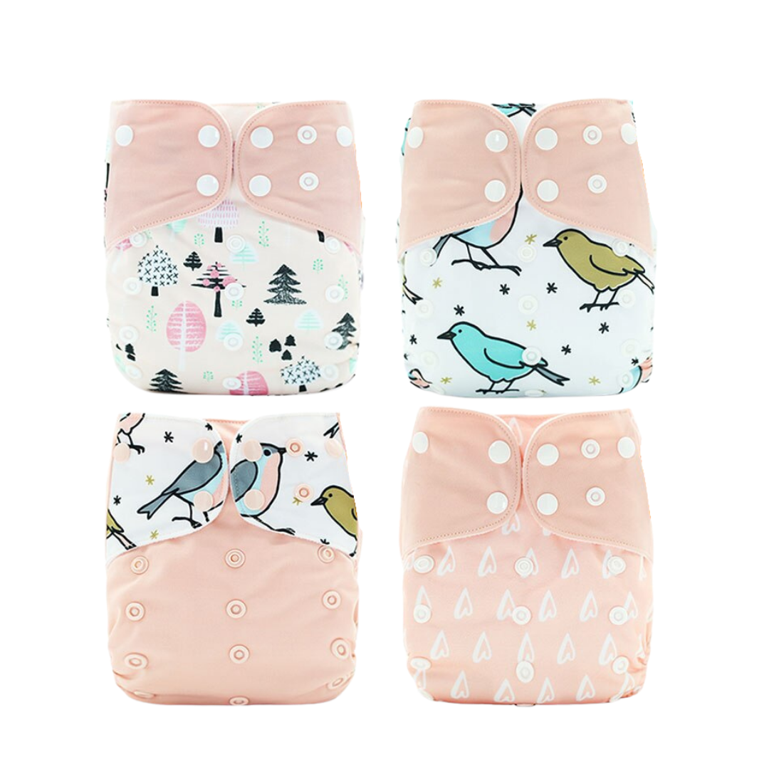 Reusable Nappies | 4 Pack