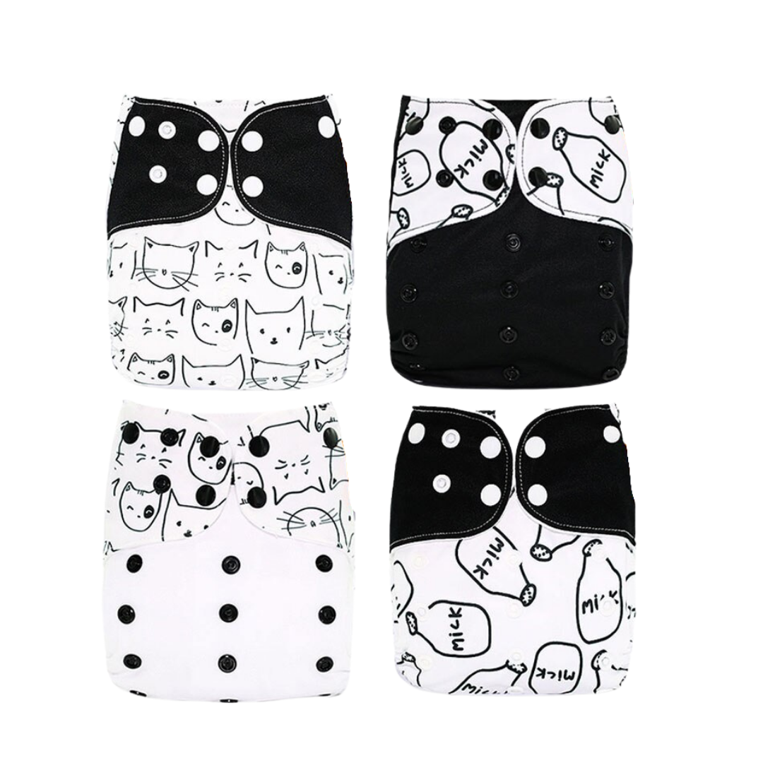 Reusable Nappies | 4 Pack